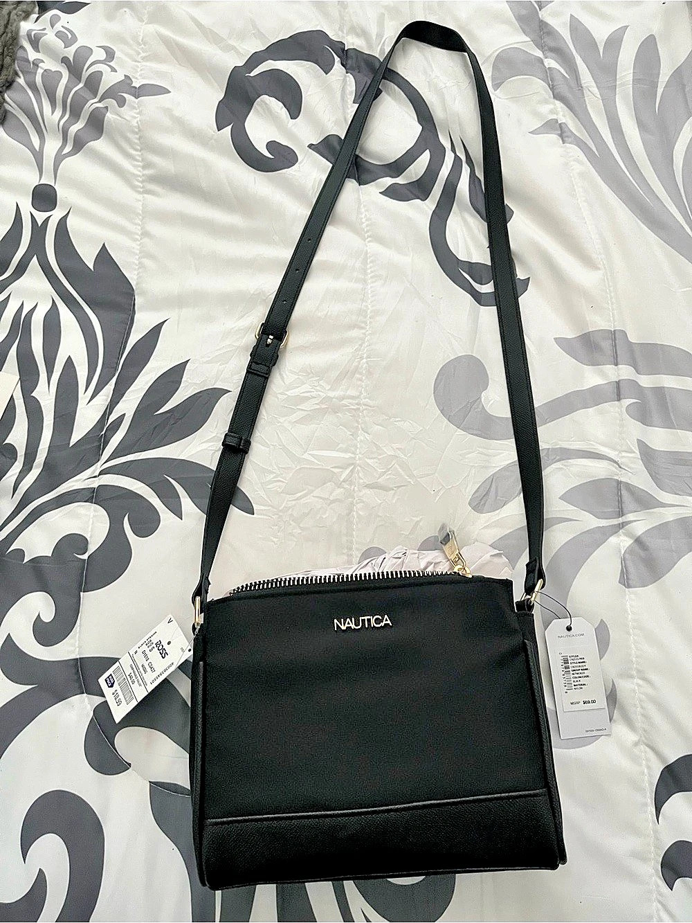 Nautica Shelly Crossbody Black Crossbody NWT